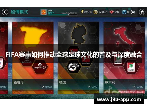FIFA赛事如何推动全球足球文化的普及与深度融合