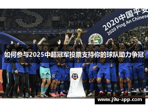 如何参与2025中超冠军投票支持你的球队助力争冠
